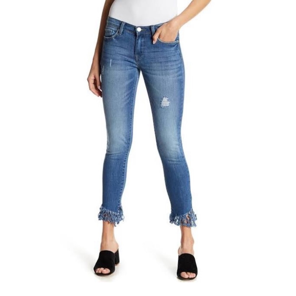 Blank NYC fringe jeans